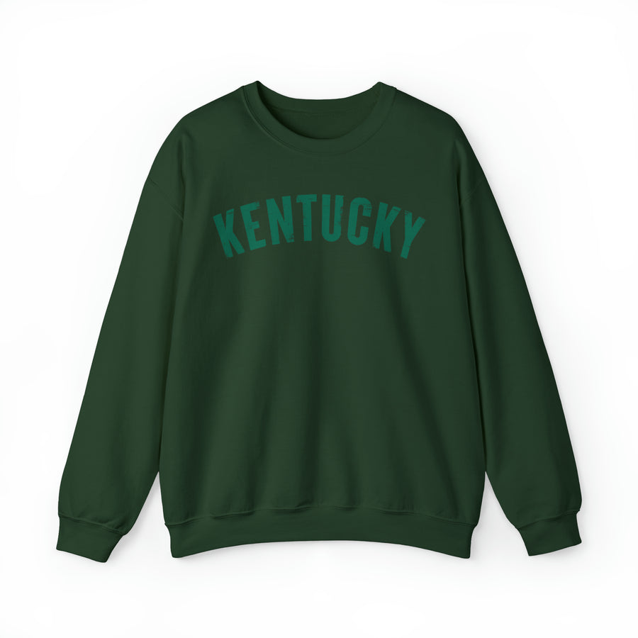 Kentucky Sweatshirt Gleaming Green Print Forest