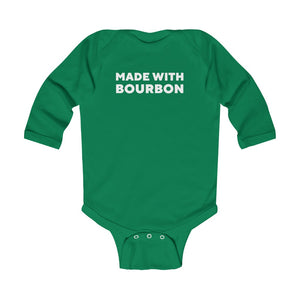Made With Bourbon Onesie Green