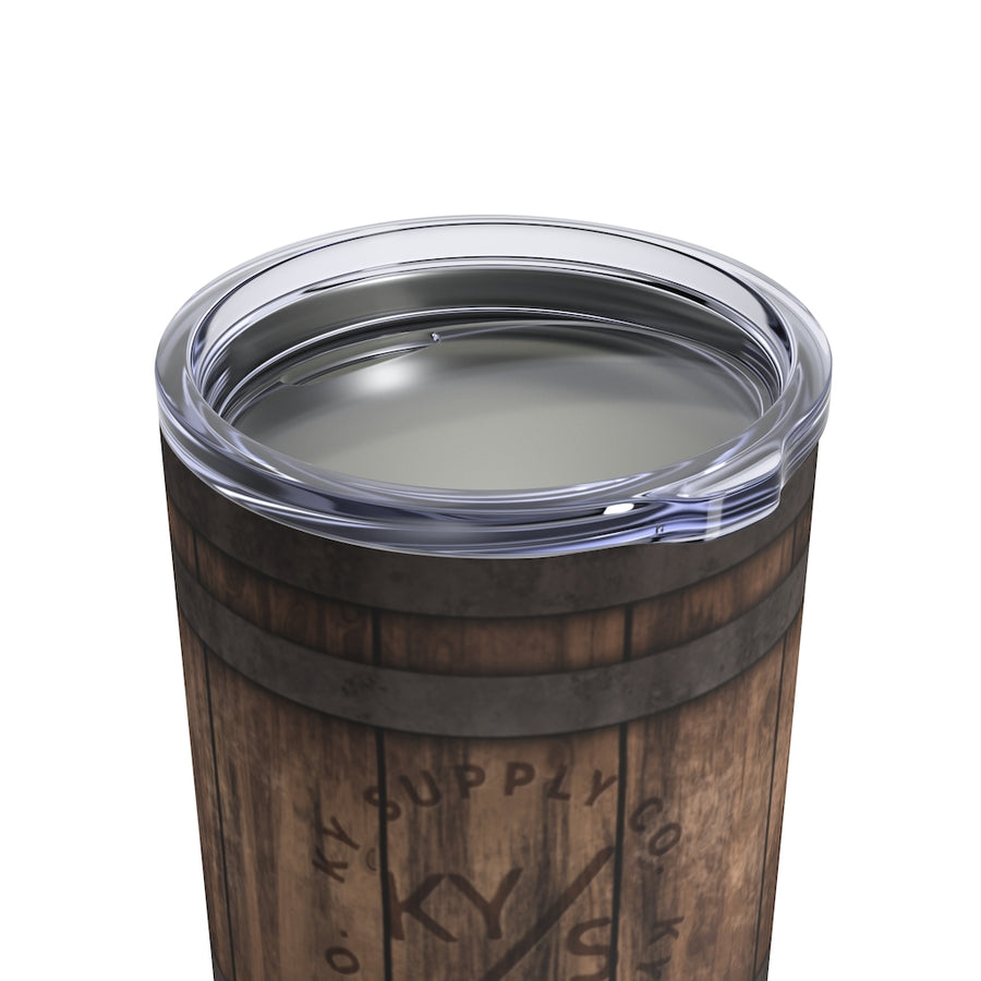 Whiskey Barrel Tumbler lid included