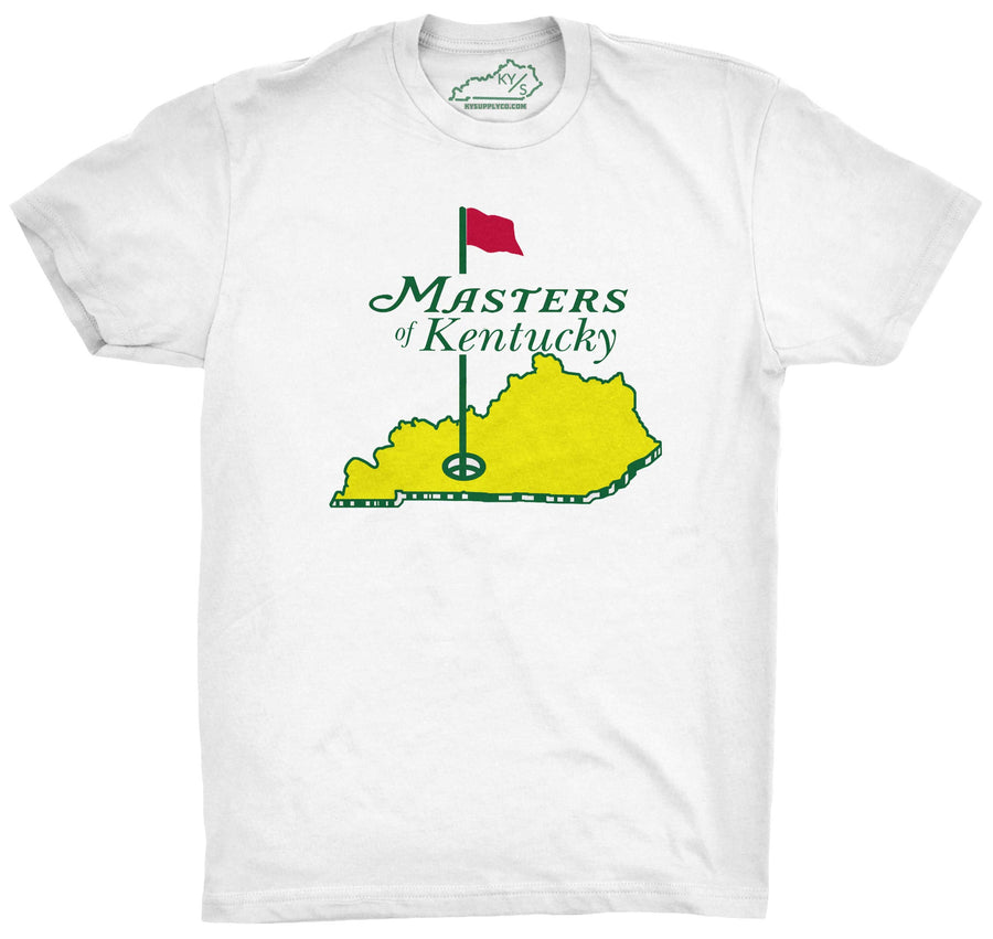 Masters of Kentucky Golf Tshirt White
