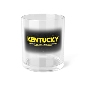 Kentucky May The Force Be With Y'all Rocks Glass