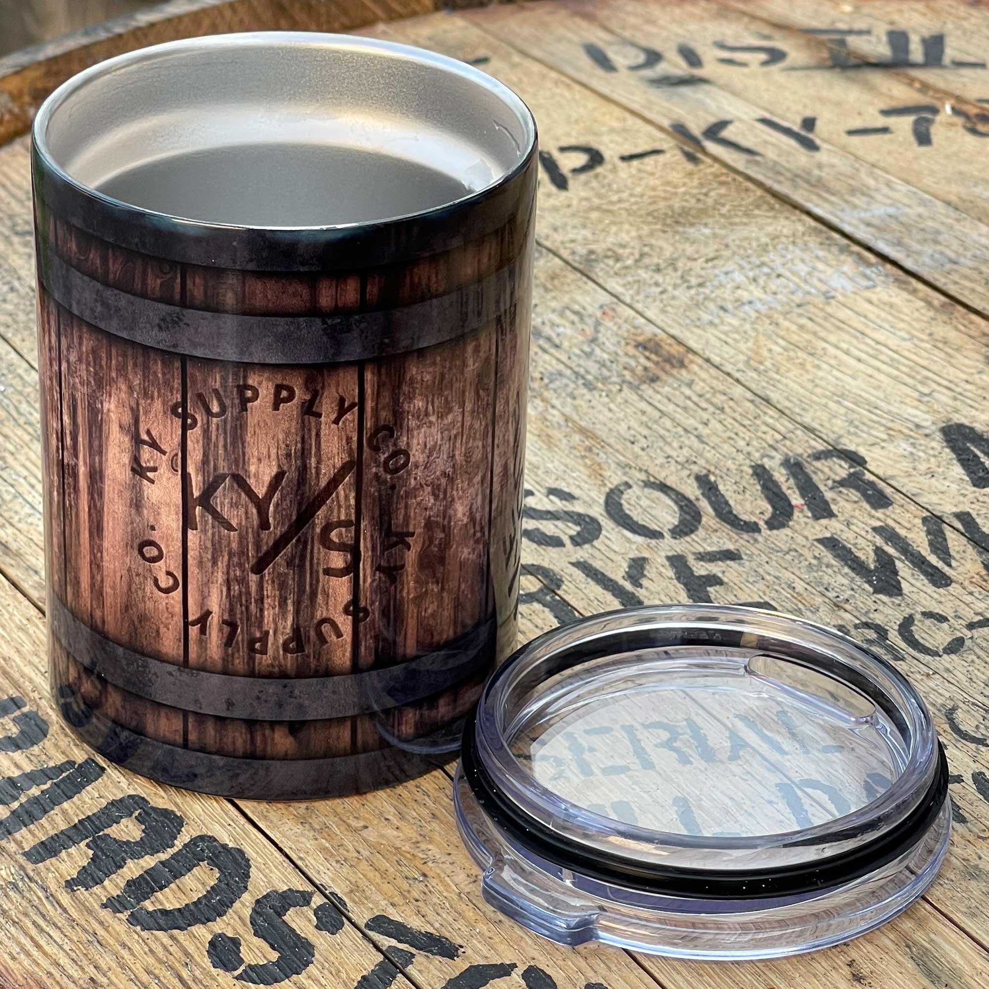 Bourbon Barrel Tumbler - Whiskey Barrel Tumbler, Whiskey Barrel Cup