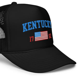 Kentucky USA Trucker Hat Black