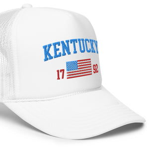 Kentucky Trucker Hat White