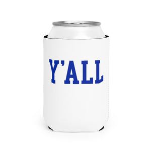 Y'all Koozie White and Blue