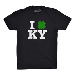 I Shamrock Kentucky Shirt Black