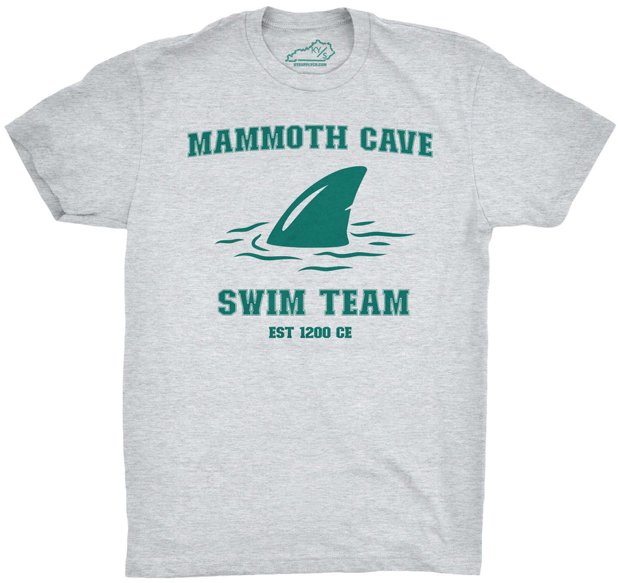 Mammoth Cave Swim Team Tshirt Heather Grey