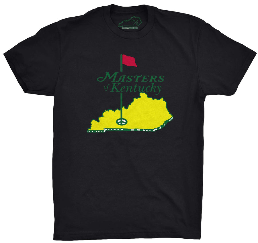 Masters of Kentucky Golf T-shirt Black
