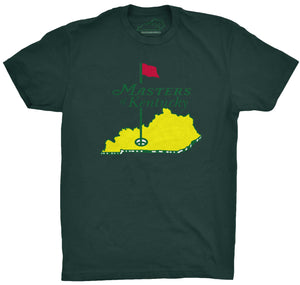 Masters of Kentucky Golf T-shirt Forest Green