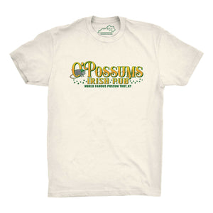 O'Possums Irish Pub Tshirt Natural