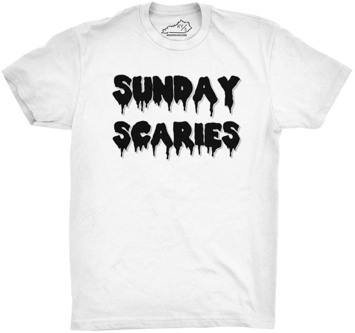Sunday Scaries Tshirt White