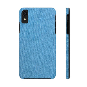 Denim Print iPhone Cases