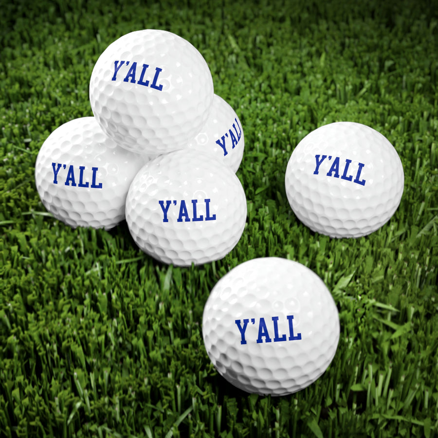 Y'ALL Golf Balls (6 Pack)