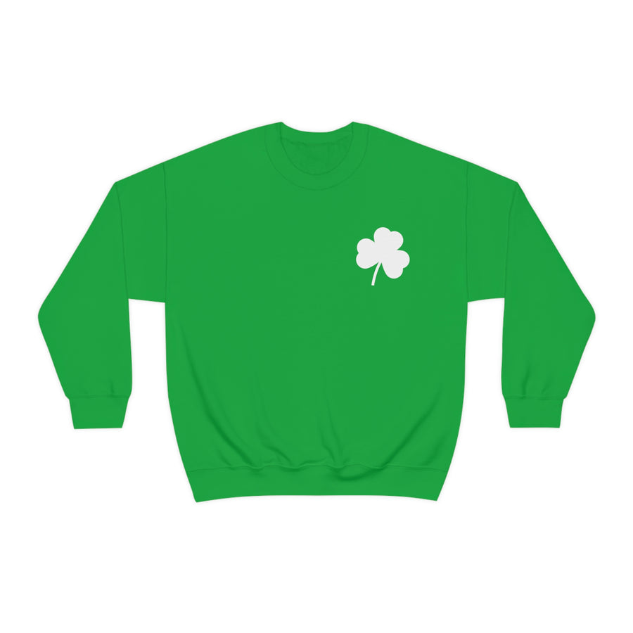 Irish Shamrock Sweatshirt Kelly Green